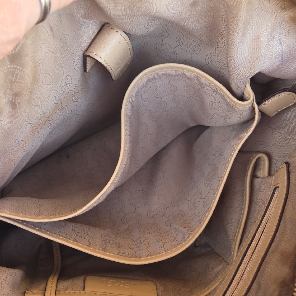 MK Brown Monogram Tote Bag - Picture 12 of 16